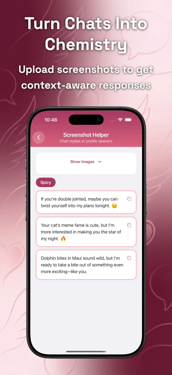 Screenshot helper feature