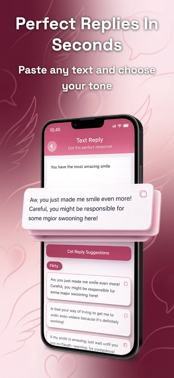 Text reply generator